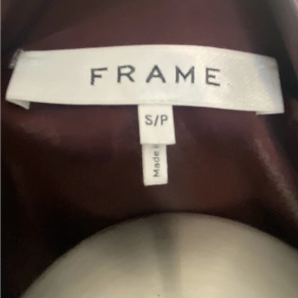 FRAME  100% Silk Sleeveless Top in Bordeaux - Size S/P - Picture 3 of 7